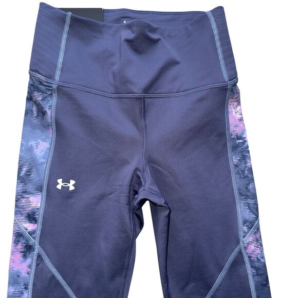Under Armour Women’s Leggings Small High Rise Compression Purple - Picture 1 of 15